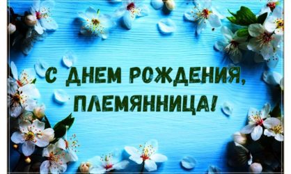 70 поздравлений племяннице с Днем рождения от тёти